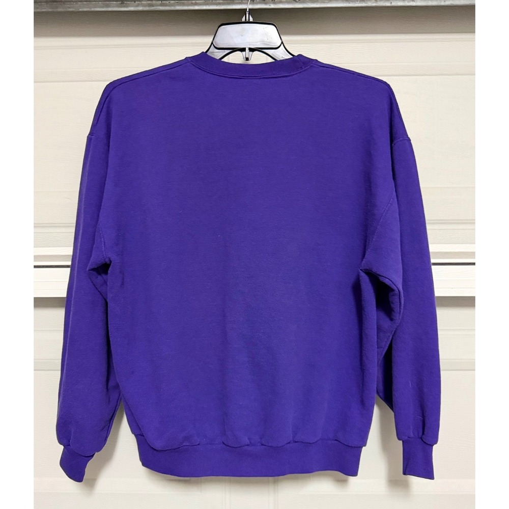 Vintage LSU Tigers Sweatshirt L Jerzees 2007 National Champions Football Purple - Picture 2 of 6